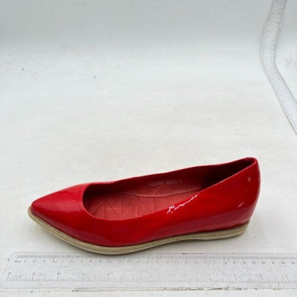 Classic Shallow Slip on Flats Chic Sexy Pointed Toe Low Heel Shoes Ballets Red - Picture 2 of 7